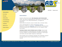 Tablet Screenshot of abs-anlagenbau.de
